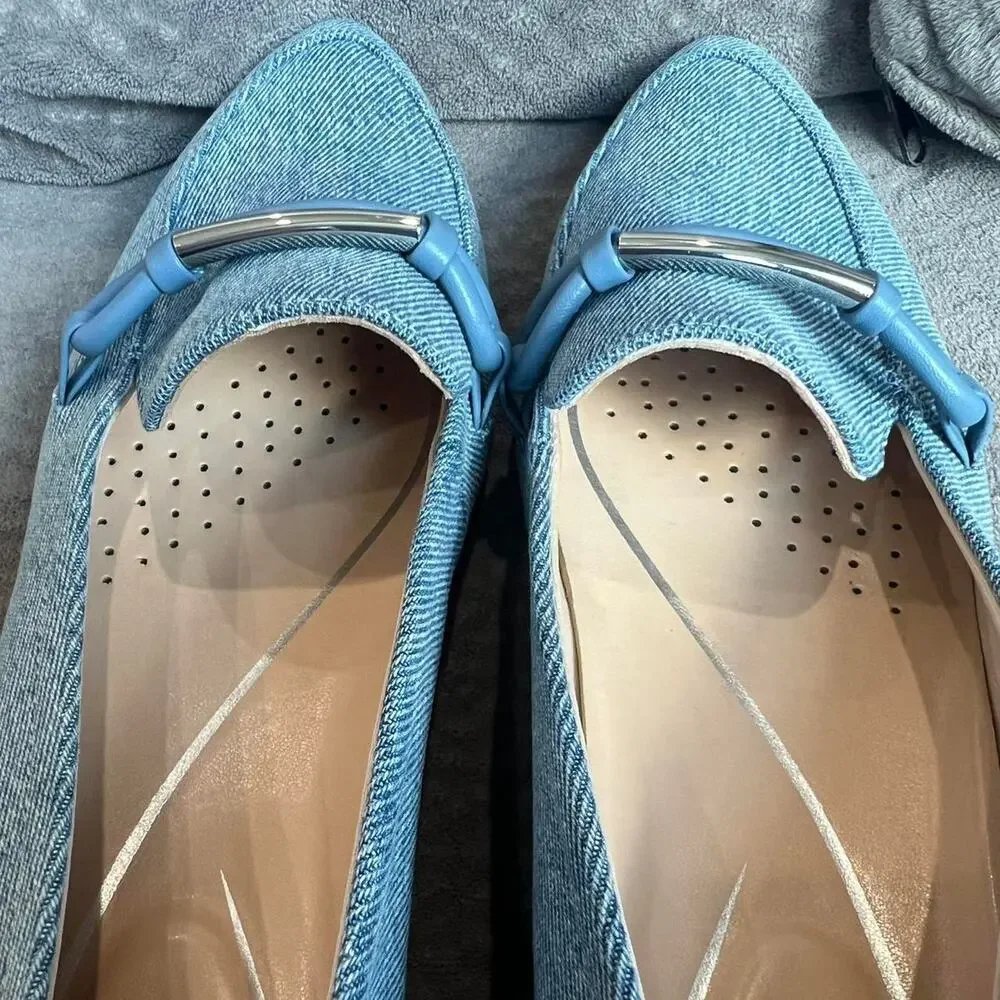 Easy Spirit denim loafers